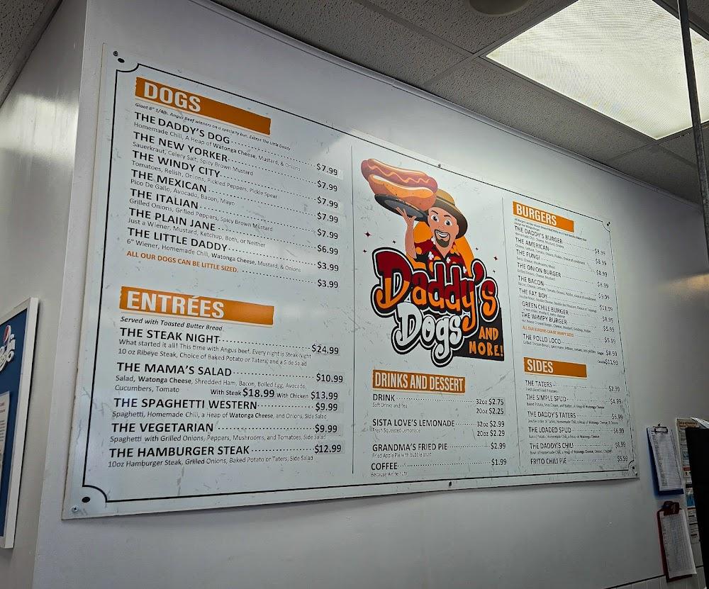 Daddy's Dogs and More Menu image 3